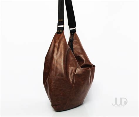 Soft Leather Crossbody Hobo Bag