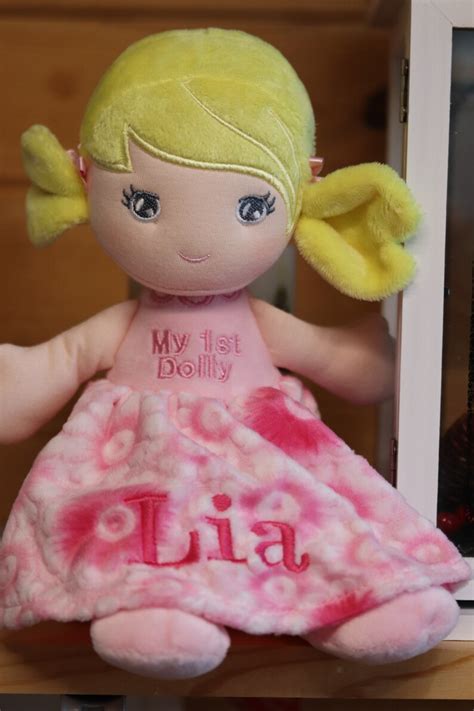 Rag Doll Personalized Doll Soft Baby Doll My First Baby Etsy