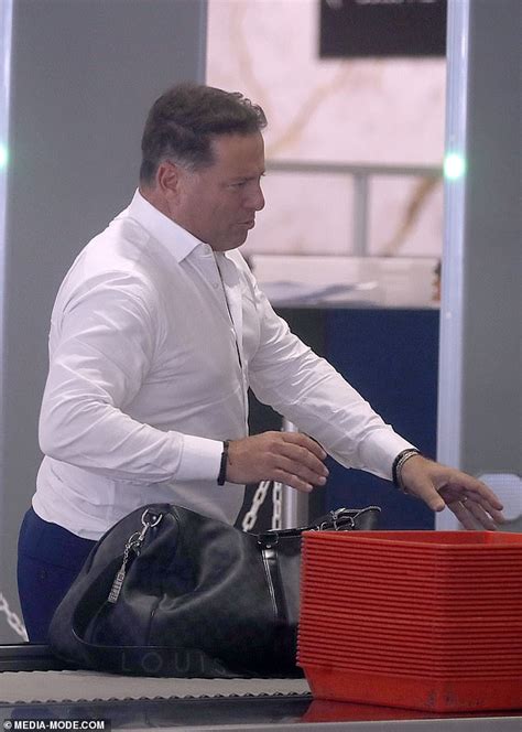 Exhausted Karl Stefanovic Arrives Back In Sydney As His Friendship With Michael Clarke Is Done