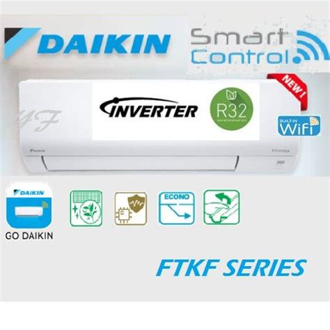 Daikin R32 Standard Inverter Wall Mounted FTKF Series Inverter Smart