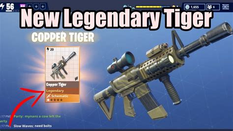 New Legendary Tiger Fortnite Save The World Review Youtube