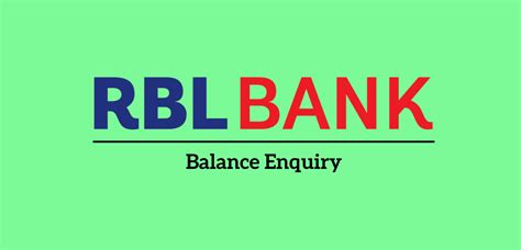 You can only check your balance and profile. RBL Bank Balance Enquiry By Missed Call Number | SMS | App ...