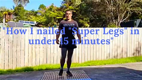 How I Got A Sub 15 Minute Scoresuper Legs Full Body Home Workout