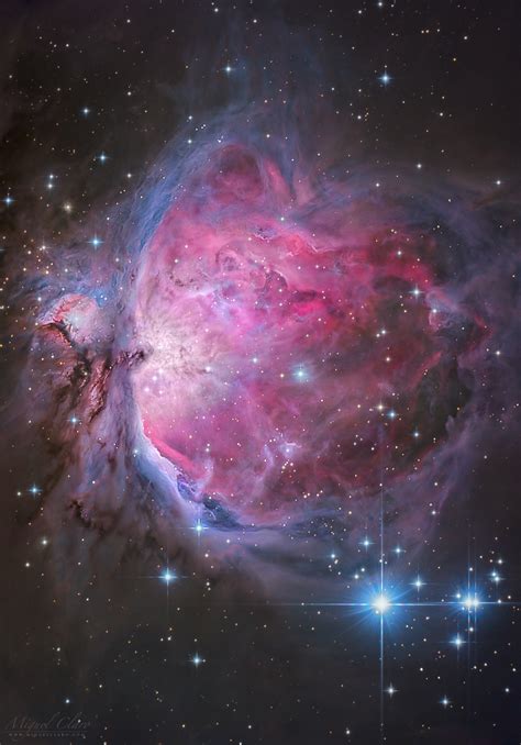 Gorgeous Orion Nebula Glows In Stunning Red And Blue Light Photo Space