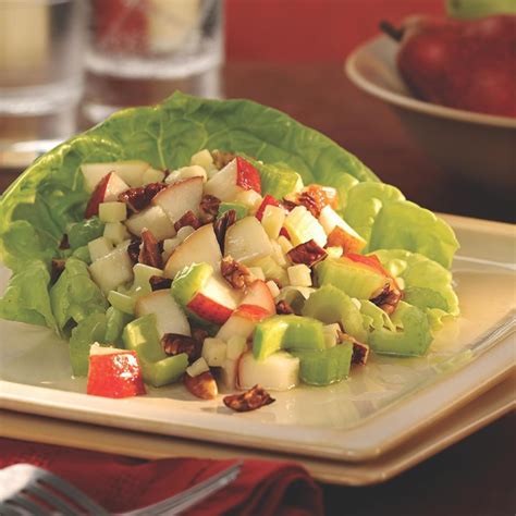 Christmas is all about the side dishes. Crunchy Pear & Celery Salad Recipe - EatingWell