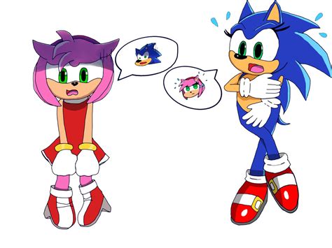 Amy And Sonic Swap Bodies By D Xfacter On Deviantart