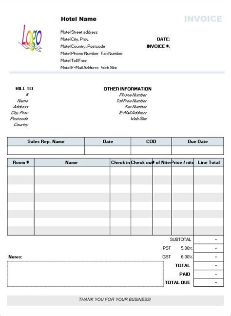 Get your free auto repair invoice template. 60+ Microsoft Invoice Templates - PDF, DOC, Excel | Free ...