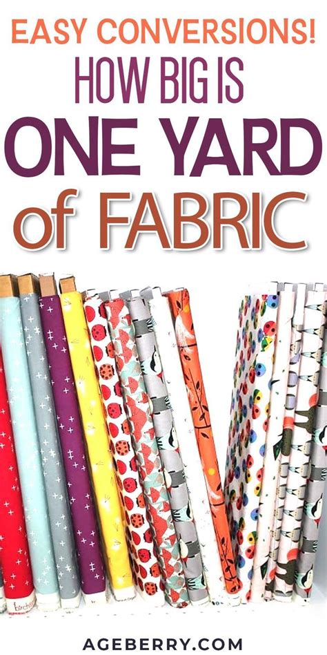 Any thoughts on whether i should make this move to. How big is a yard of fabric plus yardage conversion chart ...