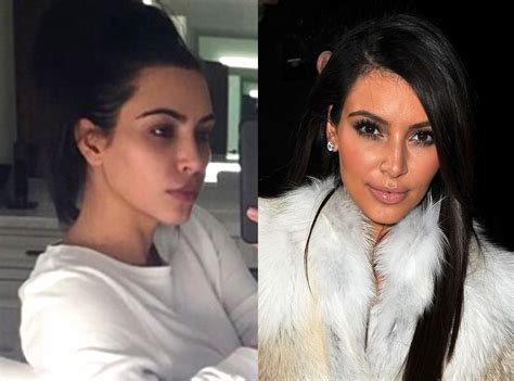 Kim Kardashian From Stars Without Makeup E News