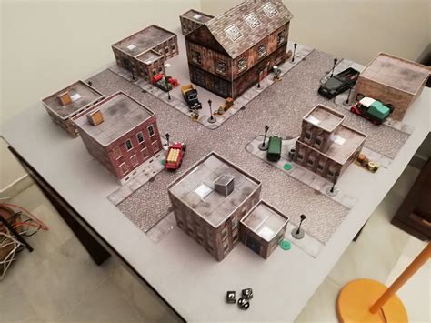 Fear Of The Dark Skirmish Wargame Papercraft Buildings And Terrain In