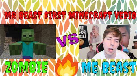 Mr Beast First Minecraft Vedio Youtube