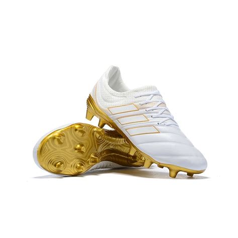 Adidas predator 18+ fg fotbollsskor för. Fotbollsskor för Män adidas Copa 19.1 FG - Vit Guld