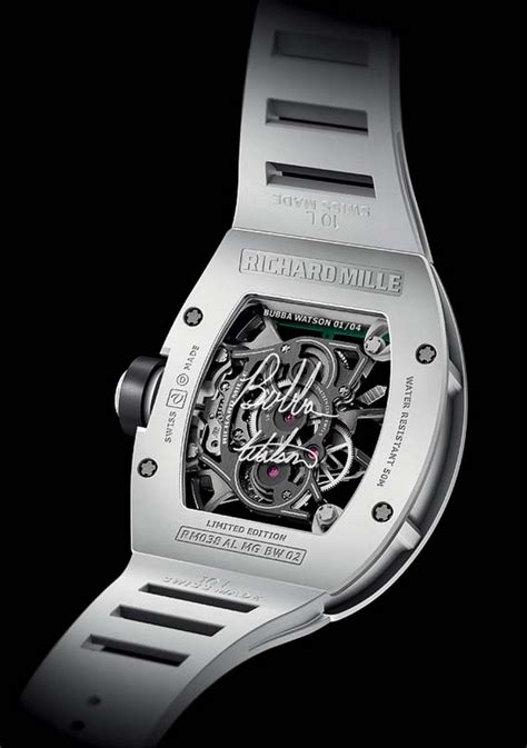 Richard mille is synonym for luxury sports watches, or maybe even synonym for the ultimate luxury in sports watches. Richard Mille RM038 Bubba Watson "Victory Watch" ~ GreenStylo