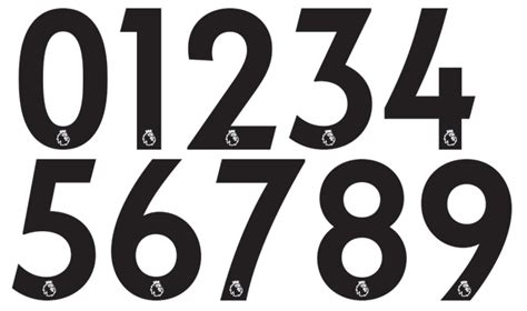 New Premier League Typeface And Numbers The Modern Game Sports