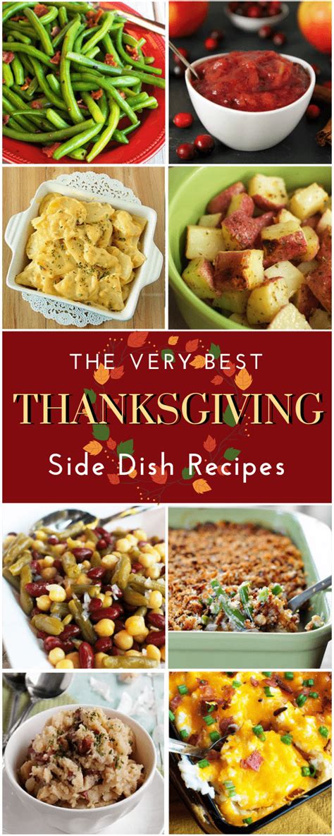 The sides really are the best part, aren't they?from woman's day. The Very Best Thanksgiving Side Dish Recipes - Cupcake Diaries