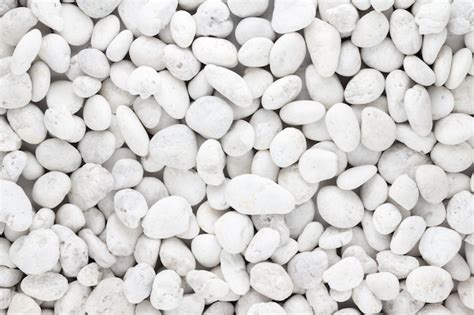 Premium Photo White Pebbles Stone Texture And Background