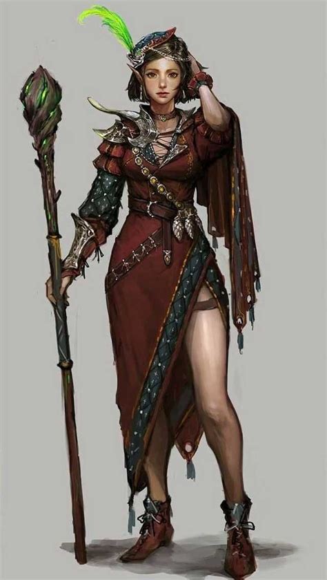 Dnd Mageswizardssorcerers Female Wizard Elf Characters Fantasy Characters