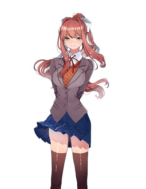 Monika Started Messing With Her Sizeposture Variable Ddlc