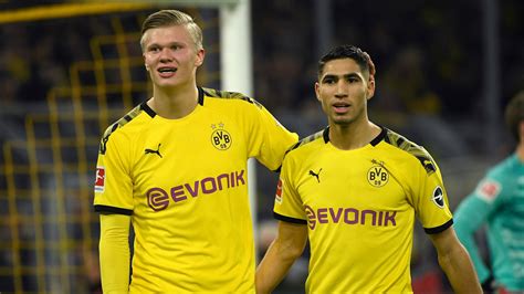 Borussia Dortmunds Hakimi Reveals Haalands Champions League Dream