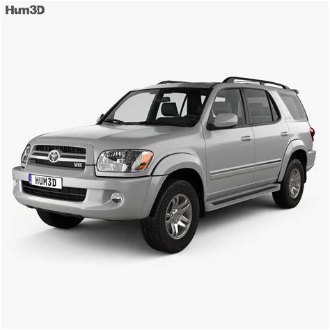 Toyota Sequoia Limited 2007 3d Model Vehicles On Hum3d