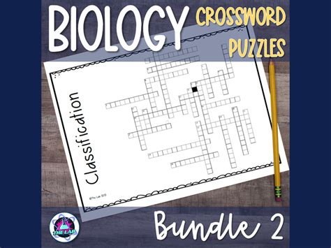 Biology Crossword Bundle Set 2 Teaching Resources