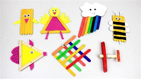 Easy Crafts For Kids With Popsicle Sticks