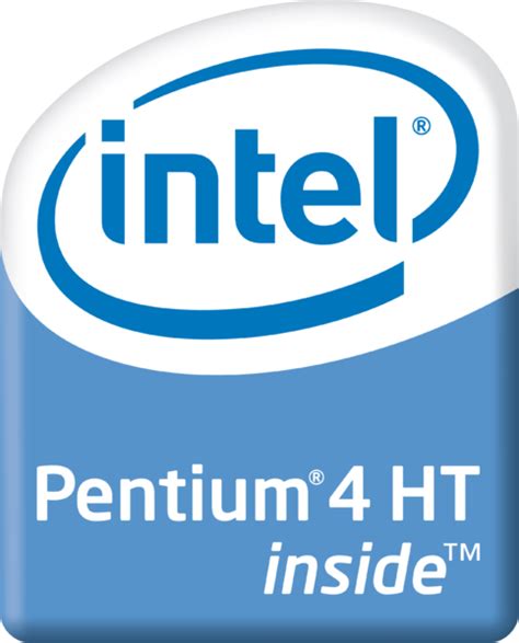 Original Logov2 Intel Inside Pentium 4 Ht By 18cjoj