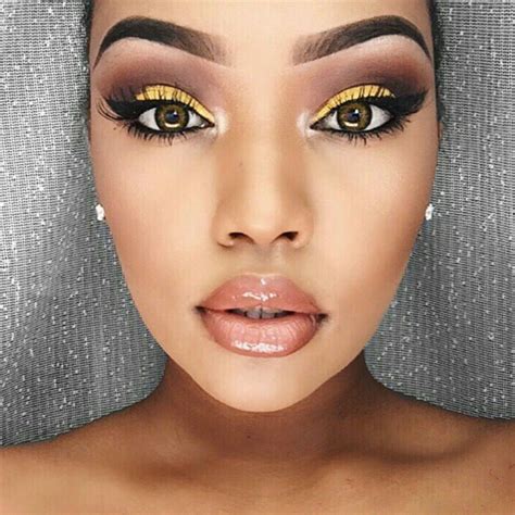 Pick a color of eyeshadow, eye liner, or brow gel to use on your eyebrows to bring the color closer to your hair color. blackgirlsclub | Eye makeup, Makeup, Flawless makeup