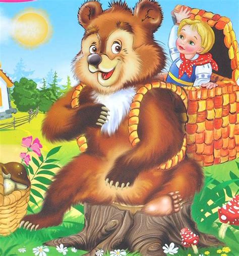 Картинки по сказке Маша и Медведь распечатать или скачать бесплатно