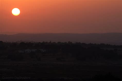 Alvor Sunset View From The Appartment 2014 June Graeme Darbyshire