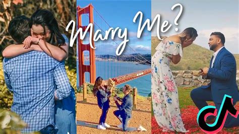 surprise marriage proposals you have to see tiktok compilation will you marry me tik tok youtube