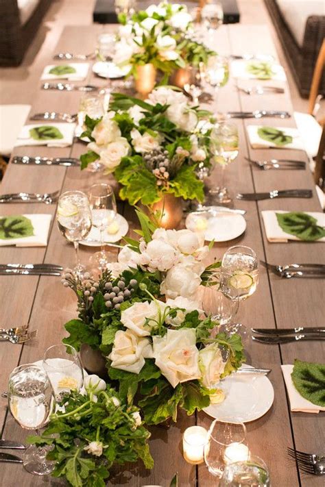 I'm having my wedding this novemeber and also looking for a creative centerpiece idea without flowers. Simple centerpieces - Photo by Scott Clark Photo #Engage13 ...
