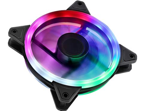 3 Pack Rgb Led Quiet Computer Case Pc Cooling Fan 120mm With 1 Remote