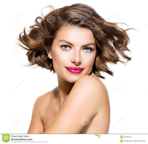Beauty Young Woman Portrait Stock Photo Image Of Aged
