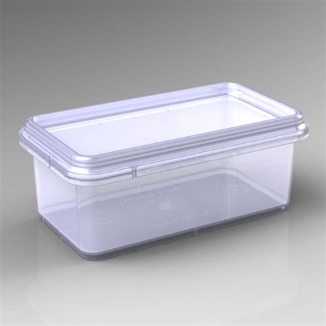 250ml Plastic Honeycomb Container With A Clear Base Clear Lid And