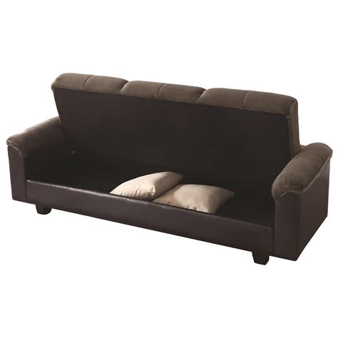 Kingway sectional sofa bed with storage convertible chaise sofabed, 835336, gray. Sofa Beds and Futons Two-Tone Sofa Bed with Storage ...