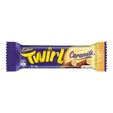 Cadbury Caramilk Twirl Australia Bb 301123 13oz 39g Poppin