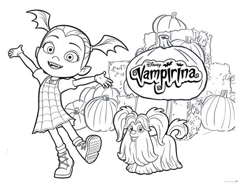 Vampirina coloring pages to print. Vampirina coloring pages Vampirina and Wolfie - Free ...