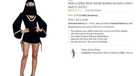 amazon offered sexy burka as a halloween costume
