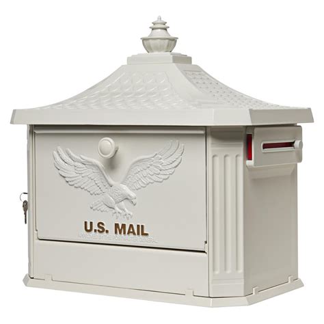 Units come equipped with a pedestal and your choice of 4,8,12,13 or 16 mailbox compartments with one, two (2) or four (4) fully integrated parcel lockers. Gibraltar Mailboxes HM200W00 Hamilton White Locking ...