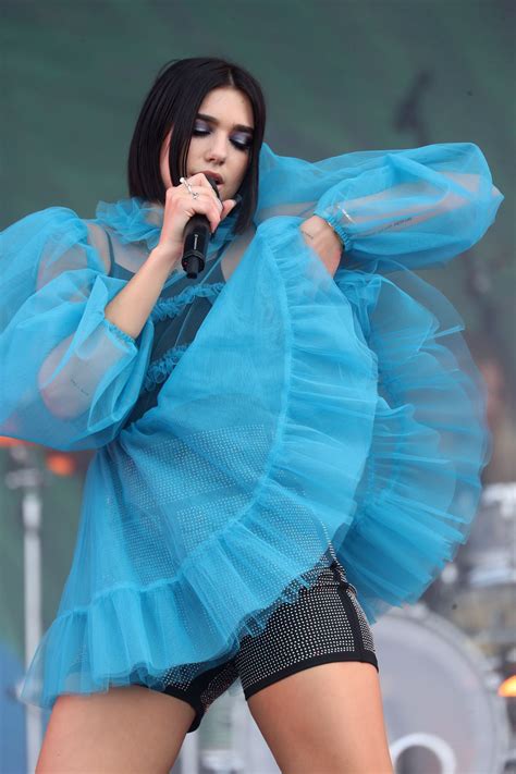 Her musical career began at age 14, when she began covering songs by other artists on youtube. DUA LIPA Performs at Lollapalooza Paris Festival 07/22 ...