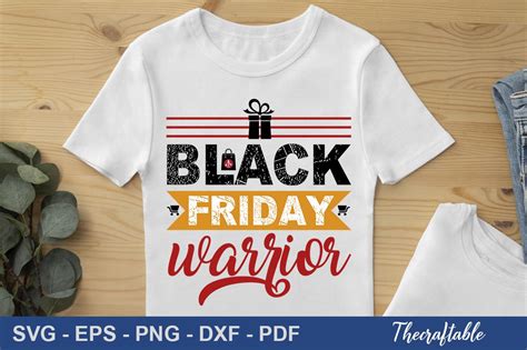 Black Friday Warrior T Shirt Design Graphic By Thecraftable · Creative