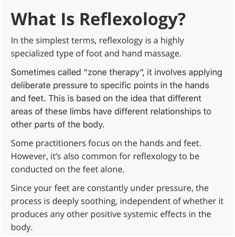 What Is Reflexology Massage Therapy Quotes Reflexology Benefits Reflexology