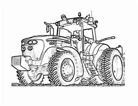 Kleurplaat Trekker Fendt Ideeen Over Tractors And