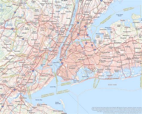 New York City Karte Und Geografie Usa