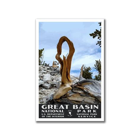 Great Basin National Park Poster Vintage Wpa Style Travel Etsy