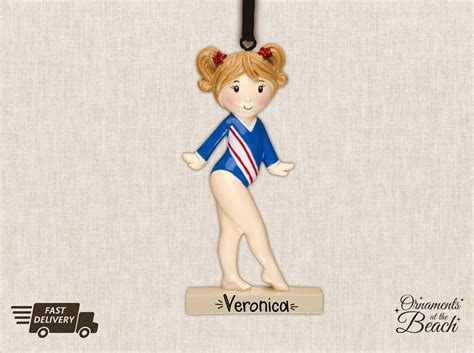Gymnastic Personalized Christmas Ornament Sport Ornament Etsy