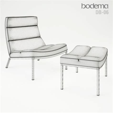 Bodema Db06 Armchair 3d Model Cgtrader