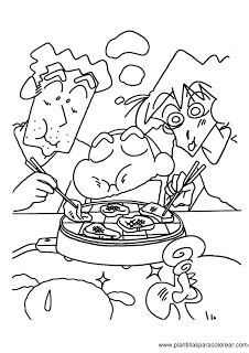 Crayon shin chan coloring page shin chan & shin's friend [18. Laminas para Colorear | Coloring Pages: Shin Chan para ...