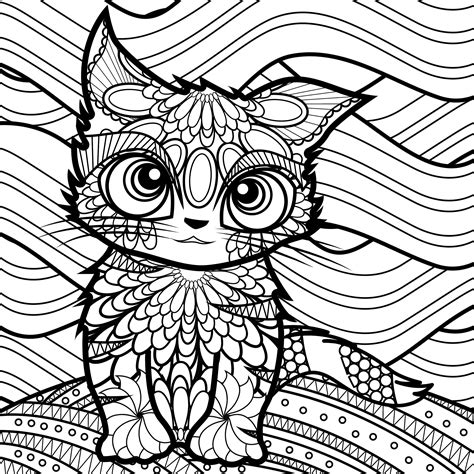 Welcome to our cat coloring page where you can download over 160 unique and original cat pictures for hundreds of hours of coloring fun for all the family. Pin on Awesome Animals